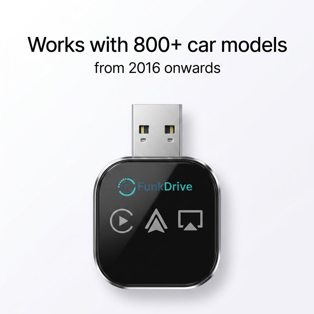 Works with 800+ car models from 2016 on